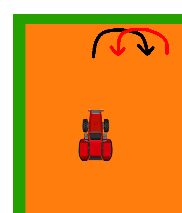 トラクター　代掻き　旋回方法5